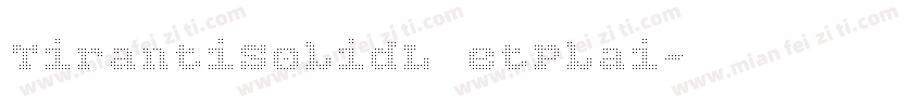 TirantiSolidL etPlai字体转换